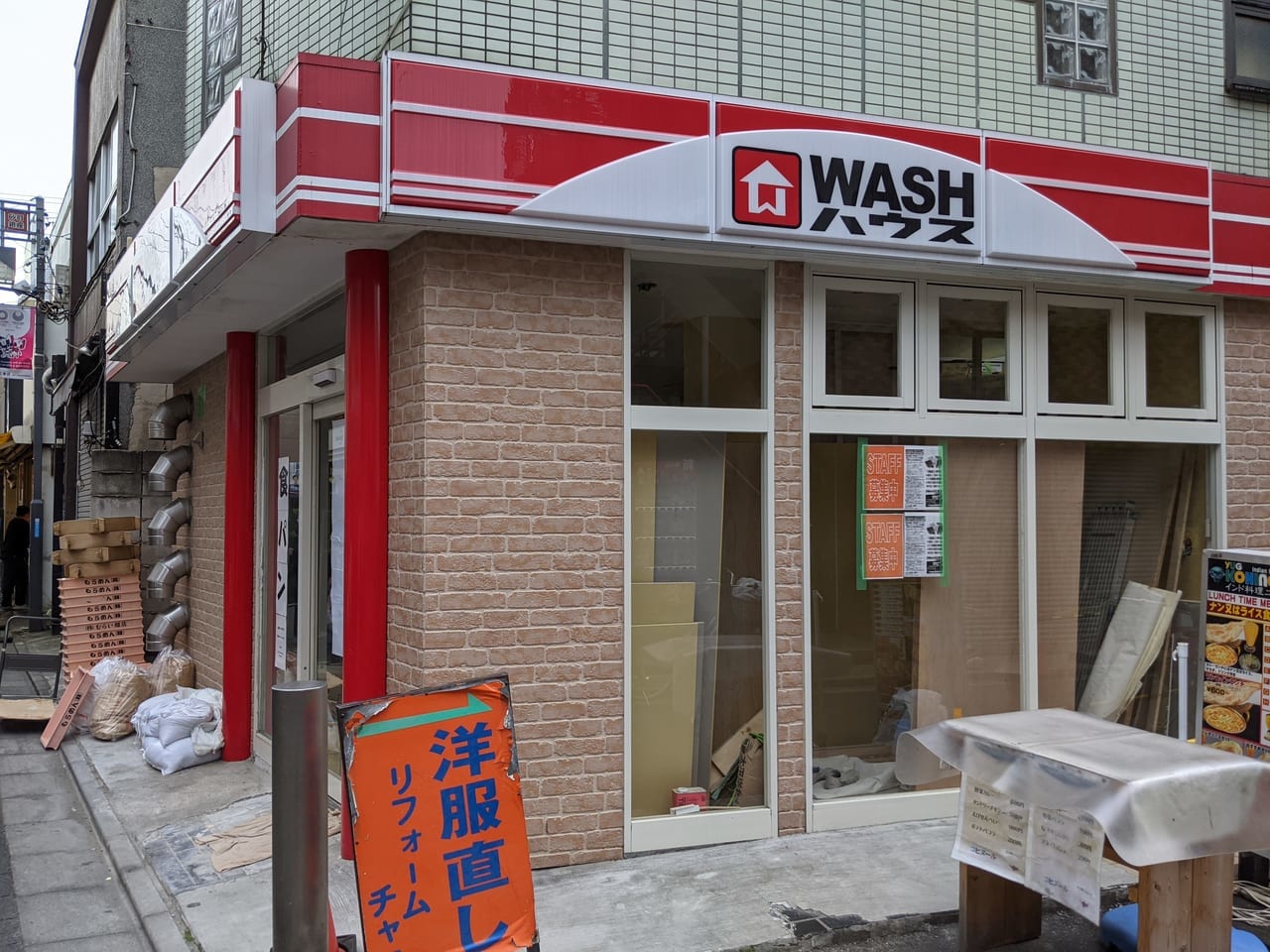 高級食パン専門店「ふくよか本舗」さんのオープン前工事中の様子
