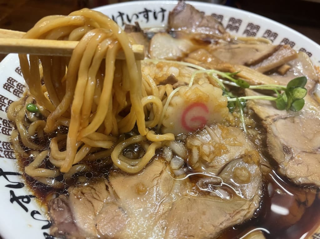 肉そばけいすけ 肉そば醤油