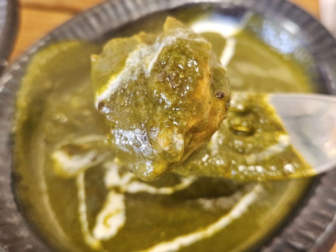 ほうれん草チキンカレー