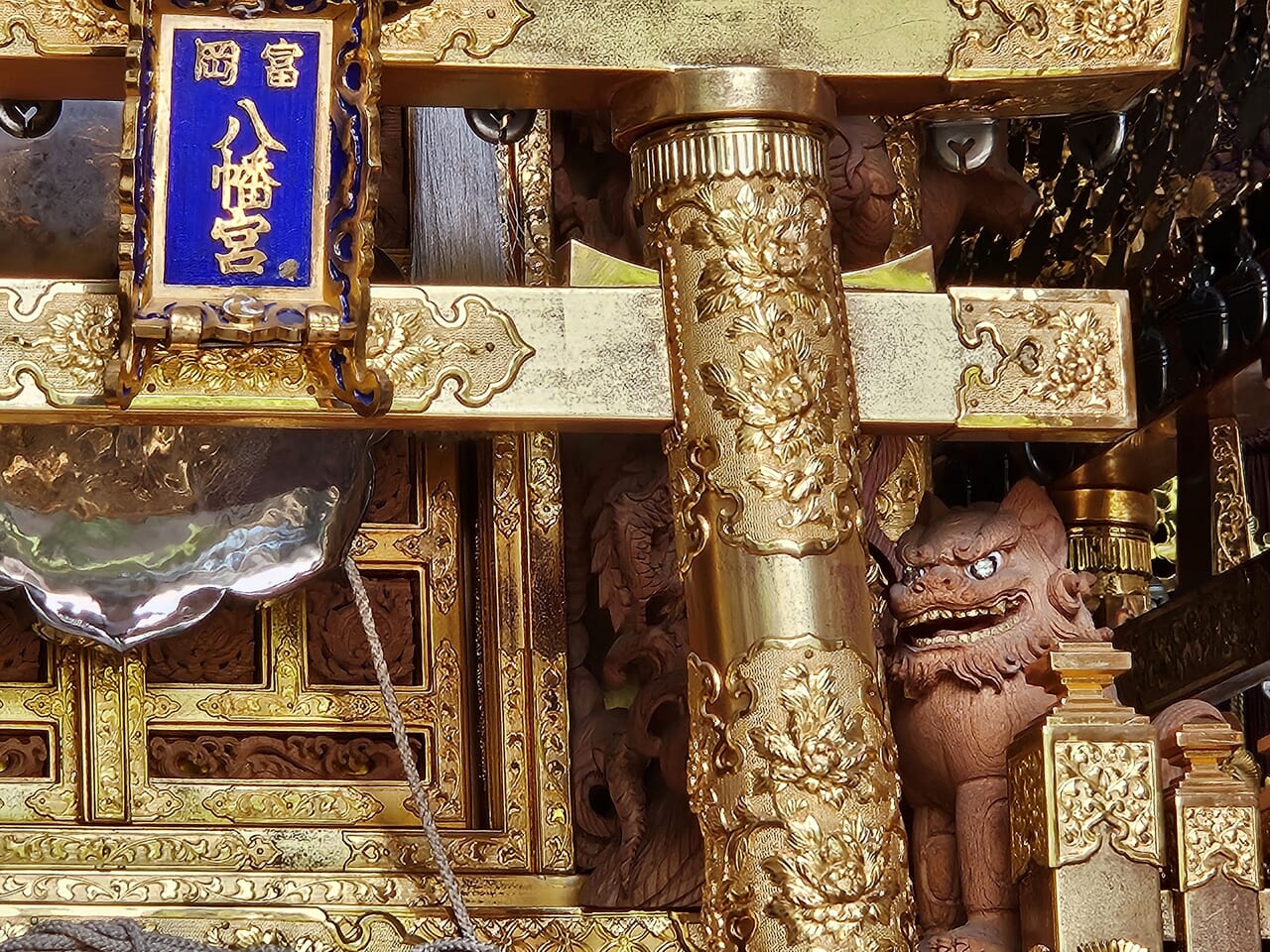 富岡八幡宮　御本社一の宮神輿　狛犬