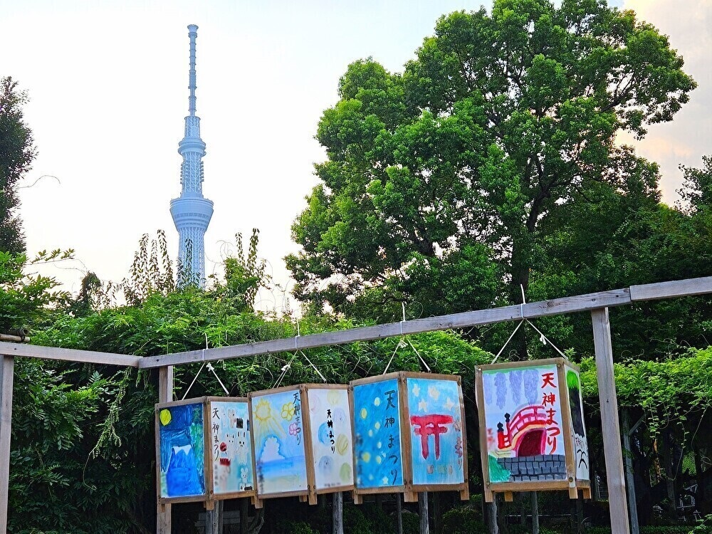 亀戸天神例大祭　子ども提灯