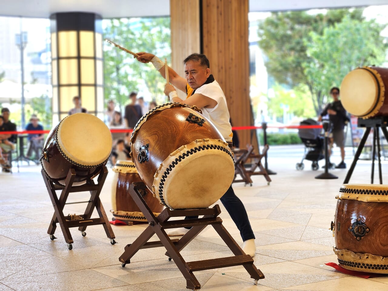 千客万来イベント桜仁会和太鼓