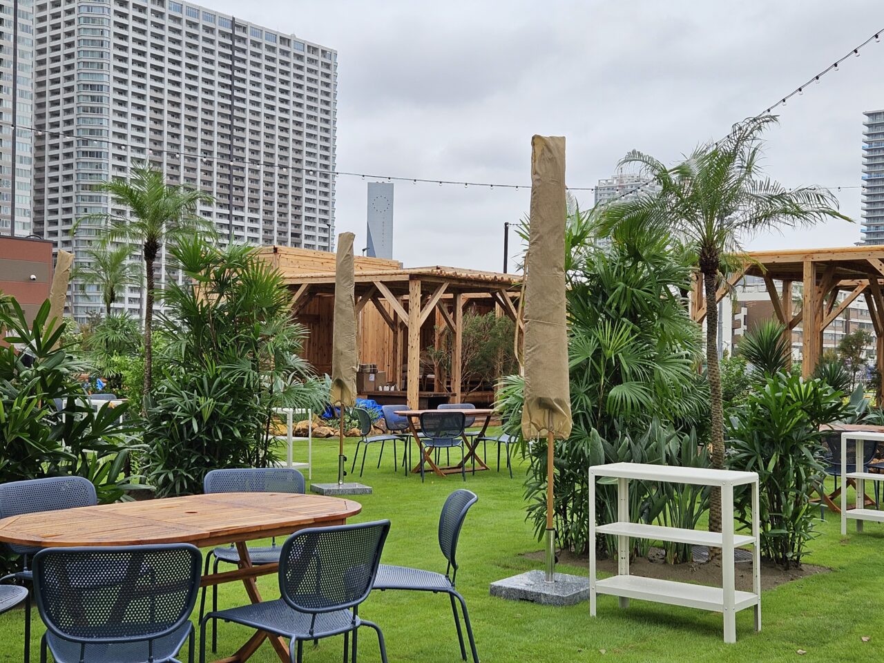 有明livedoor URBAN SPORTS PARKのBBQエリア

