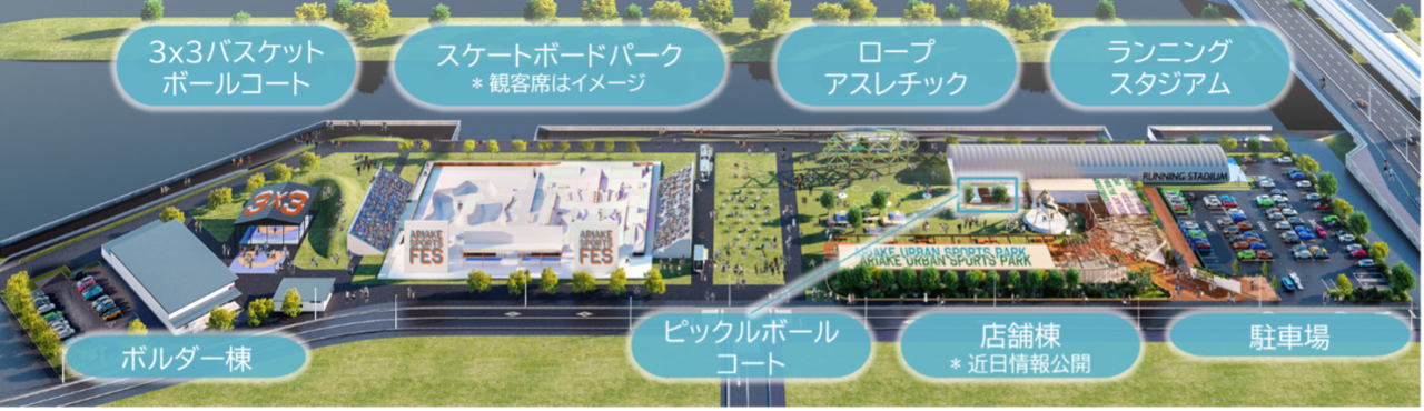 有明livedoor URBAN SPORTS PARK地図