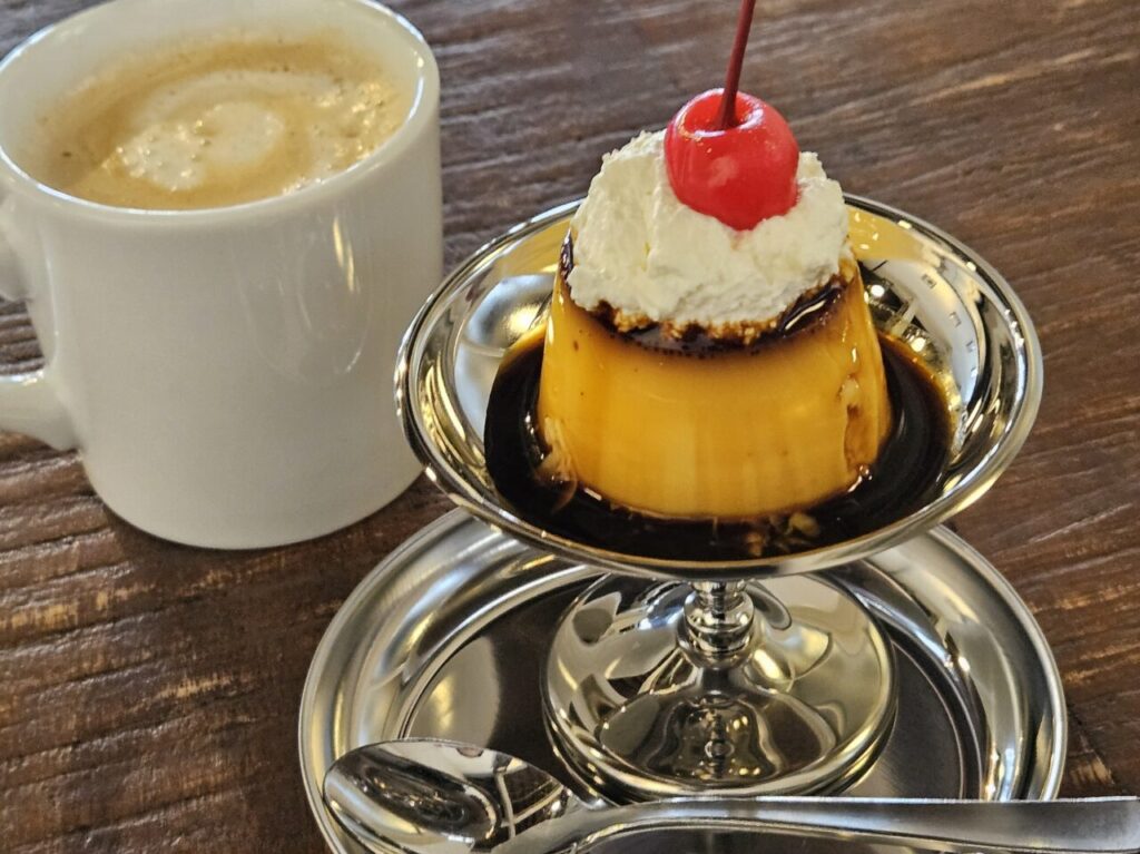 フカダソウカフェのプリン