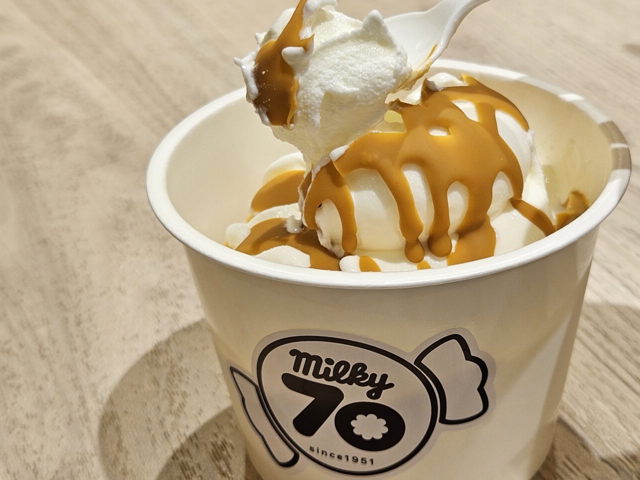 milky70 since1951 スナモ店のソフトクリーム