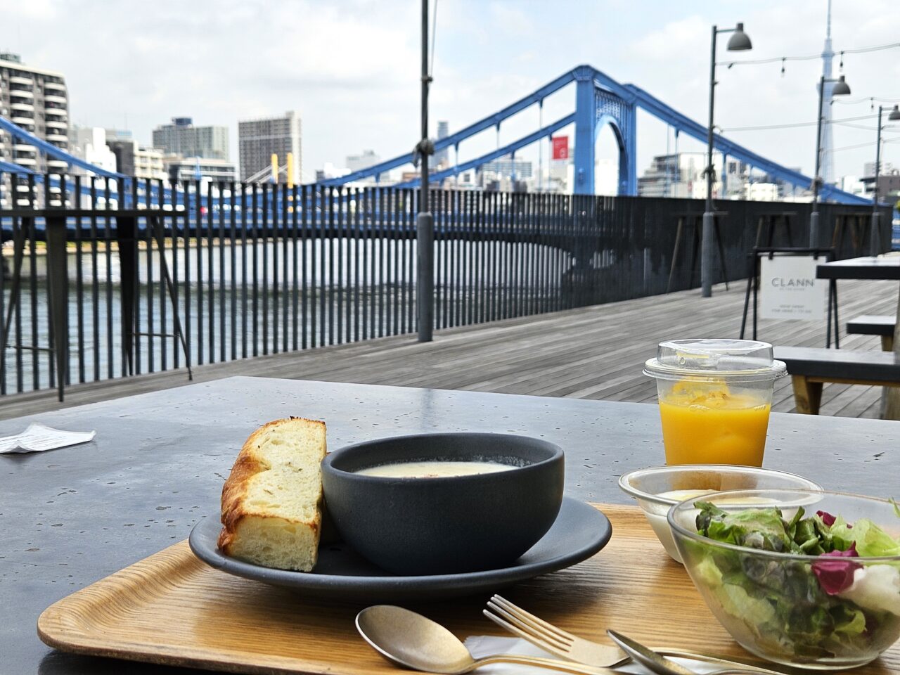清澄CLANN BY THE RIVERでモーニングカフェ