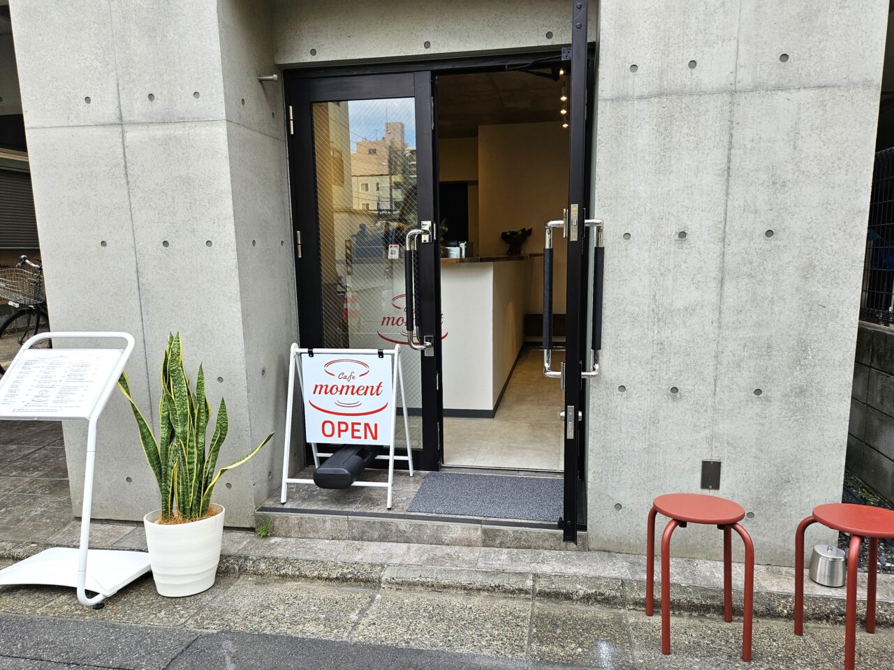 4月にオープンしたカフェmoment