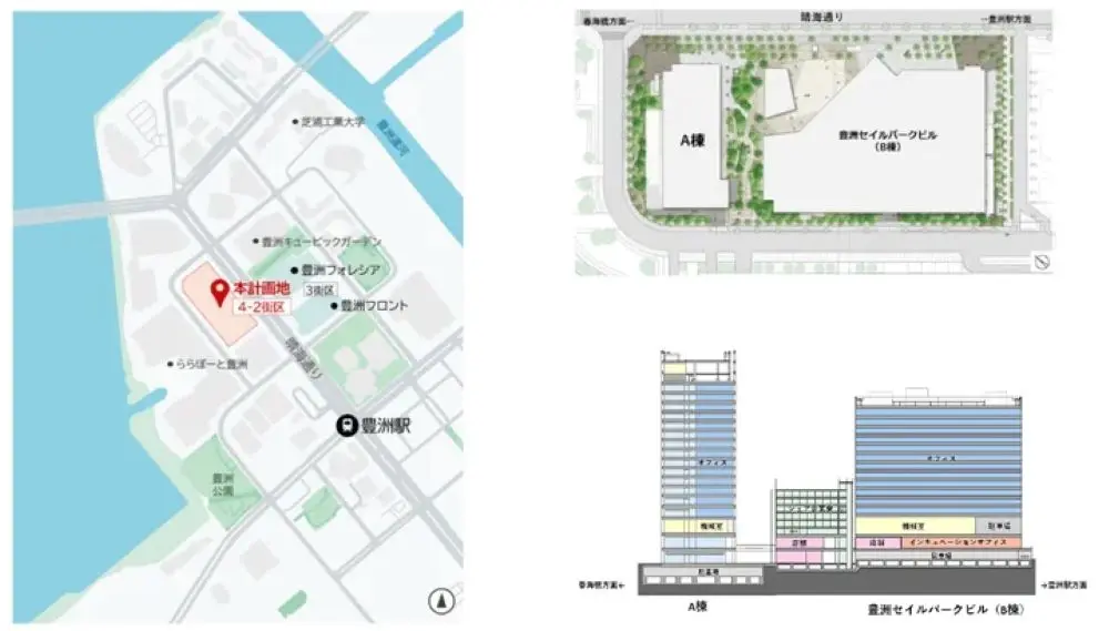 豊洲セイルパークが7月開業予定