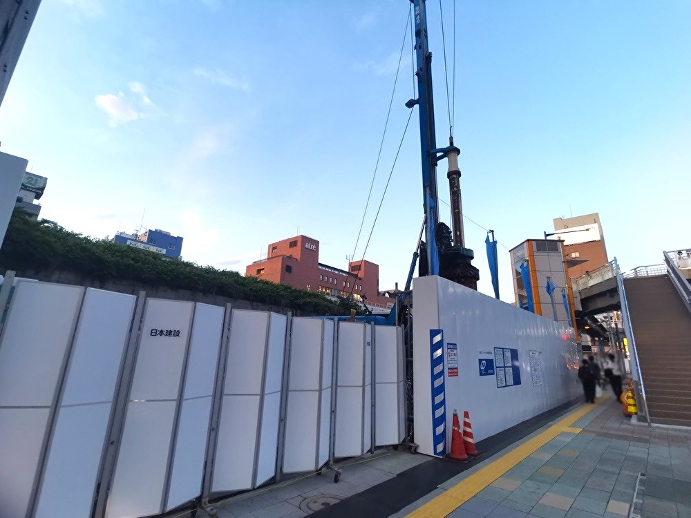 ドン・キホーテ 亀戸店が建て替え工事中