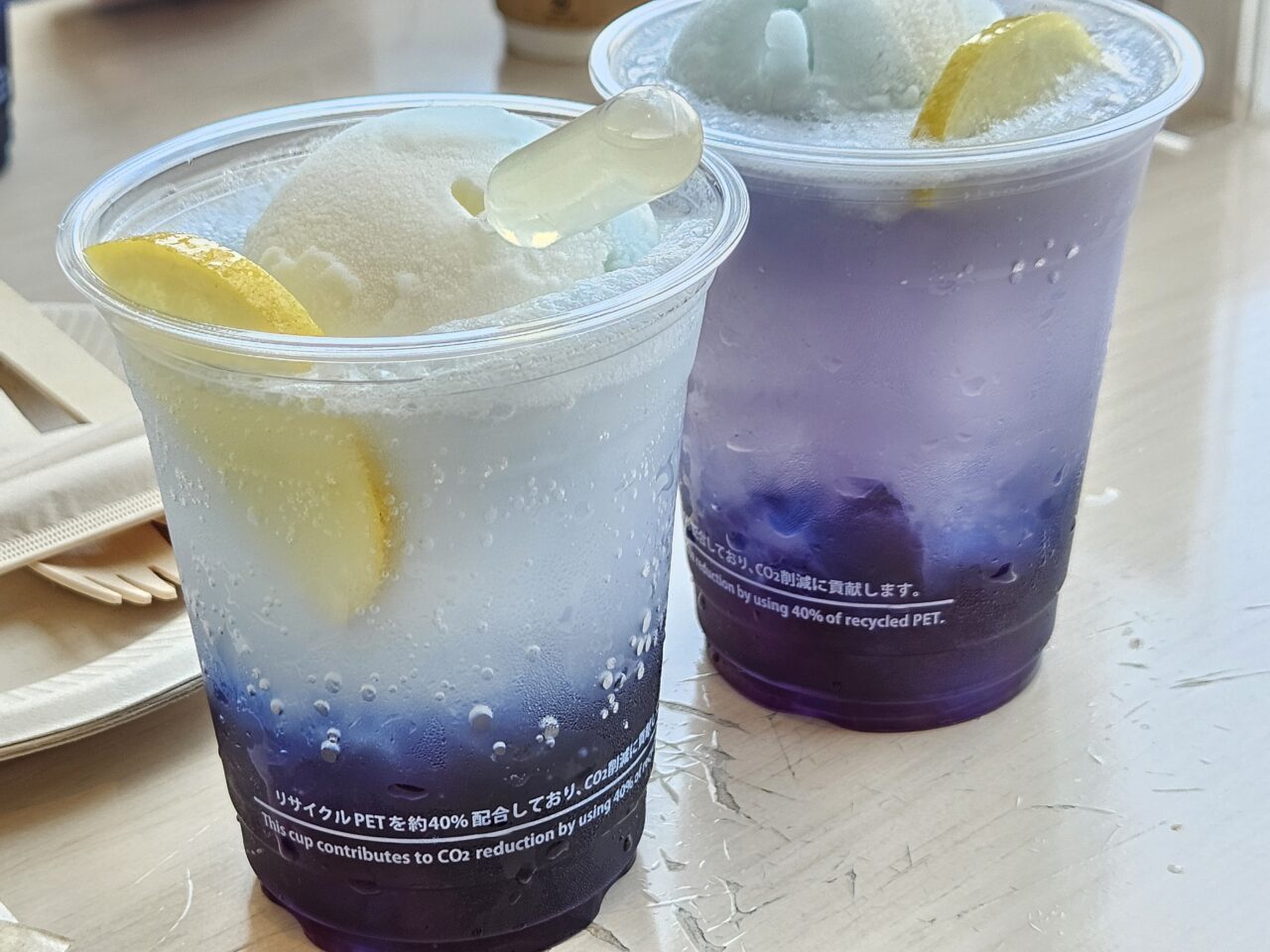 日本科学未来館のカフェテリア ブルー