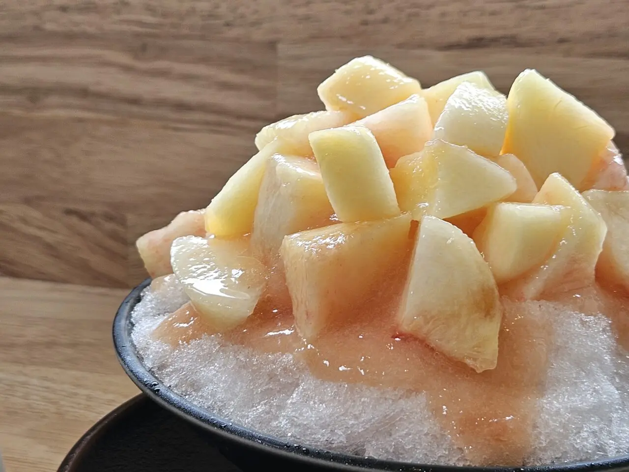 清澄白河カフェDayで、桃とアールグレイのかき氷を販売中