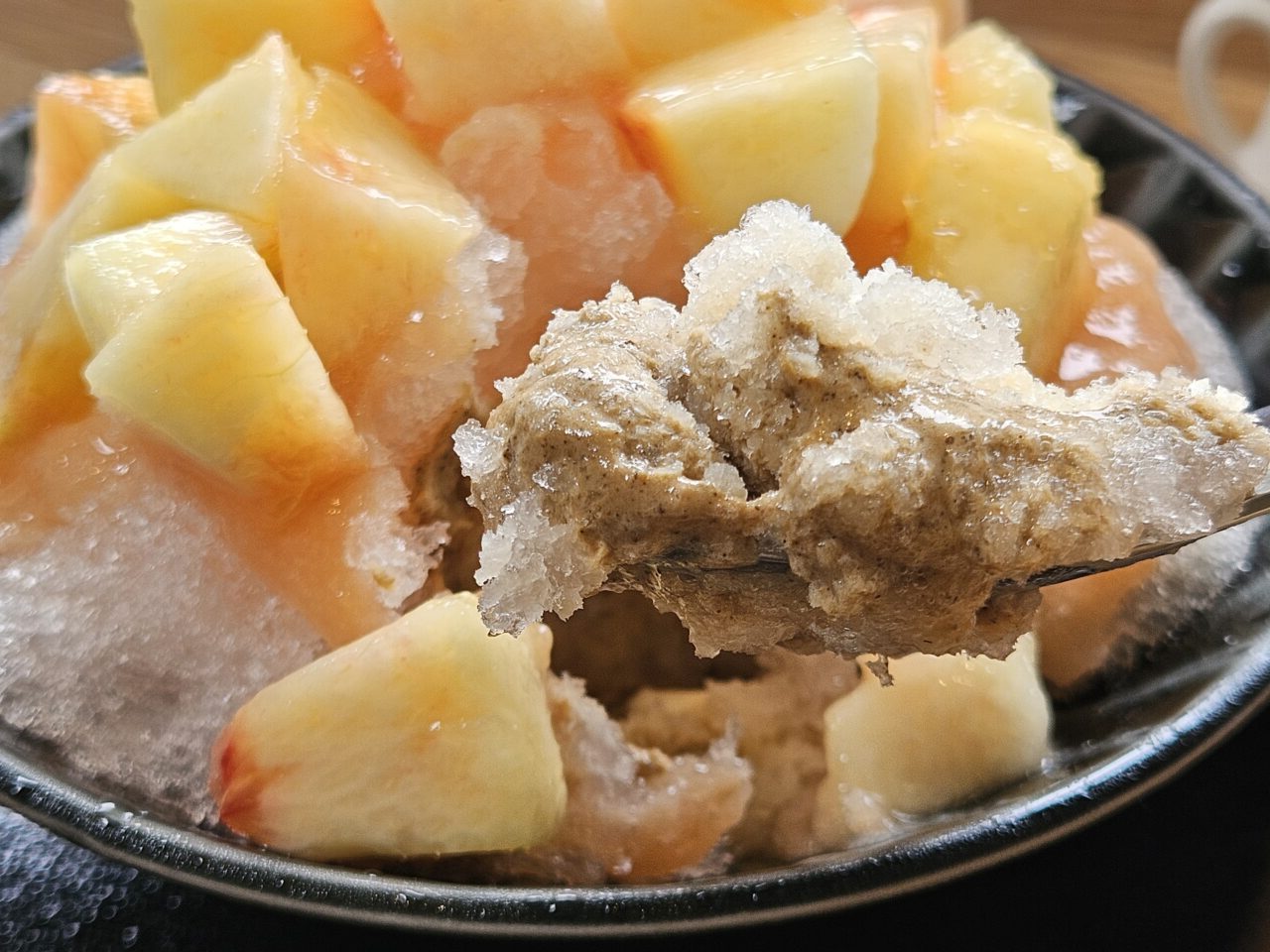 清澄白河カフェDayで、桃とアールグレイのかき氷を販売中