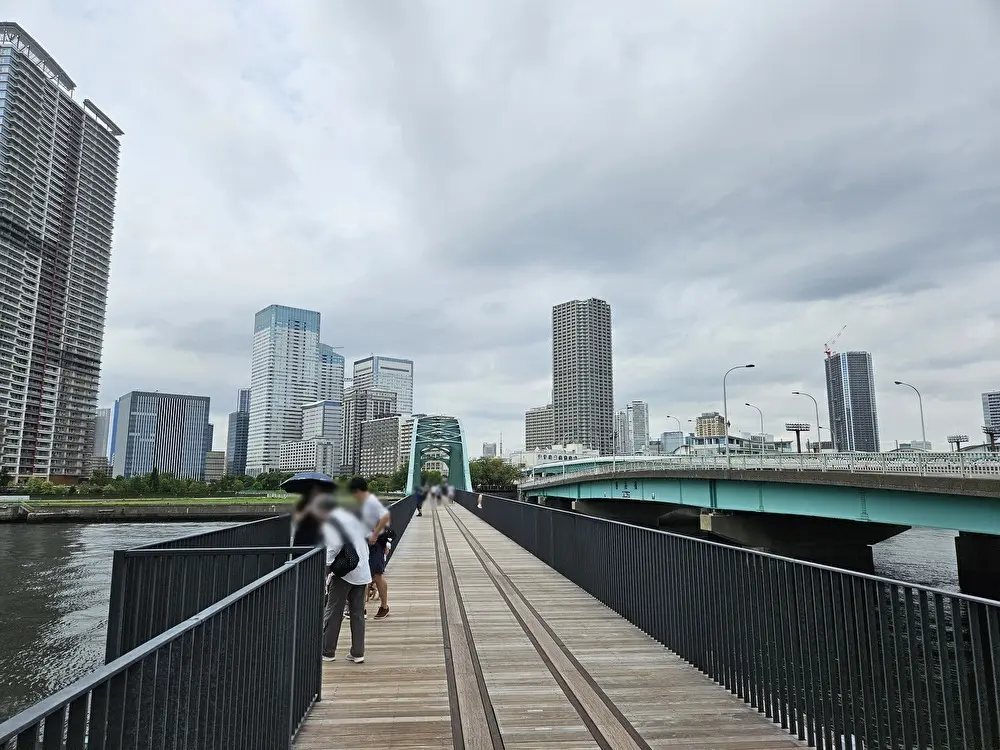 旧晴海鉄道橋が遊歩道で開通