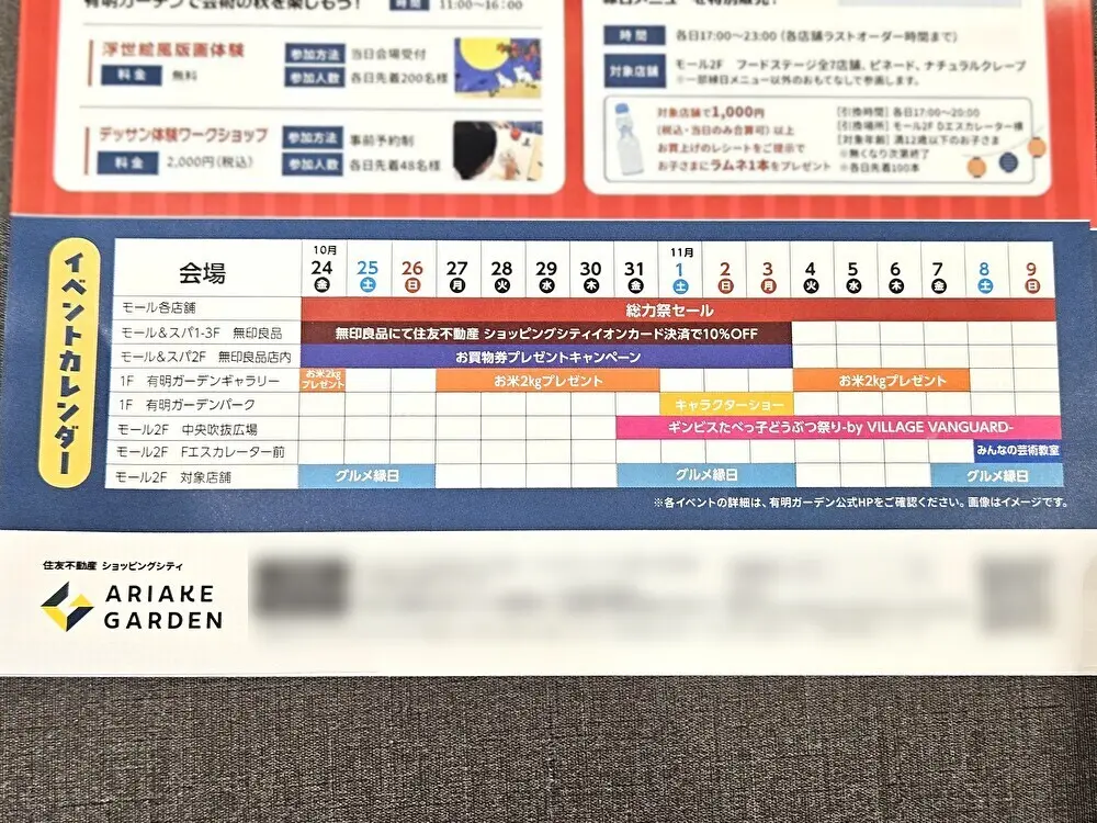 有明ガーデンにはま寿司がオープン。総力祭も開催。