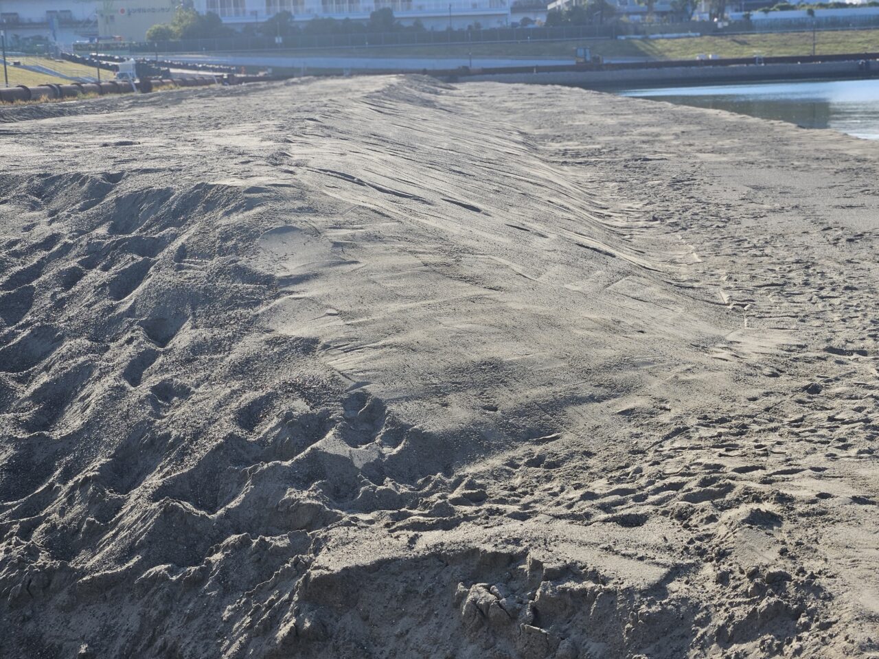 有明親水海浜公園の西入江工事