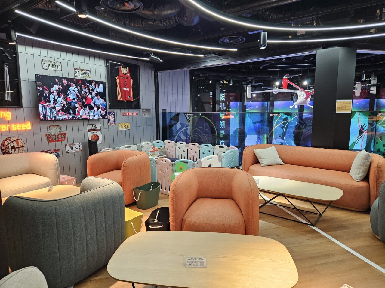 ARENA MIRAIEカフェにキッズスペースが登場