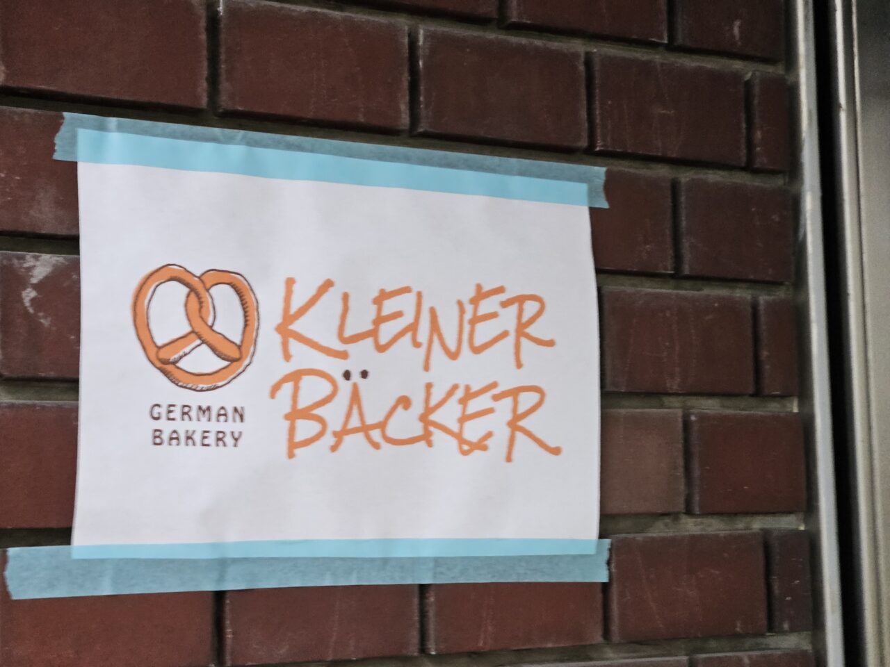 ドイツパン屋クライナーベッカーが開店予定