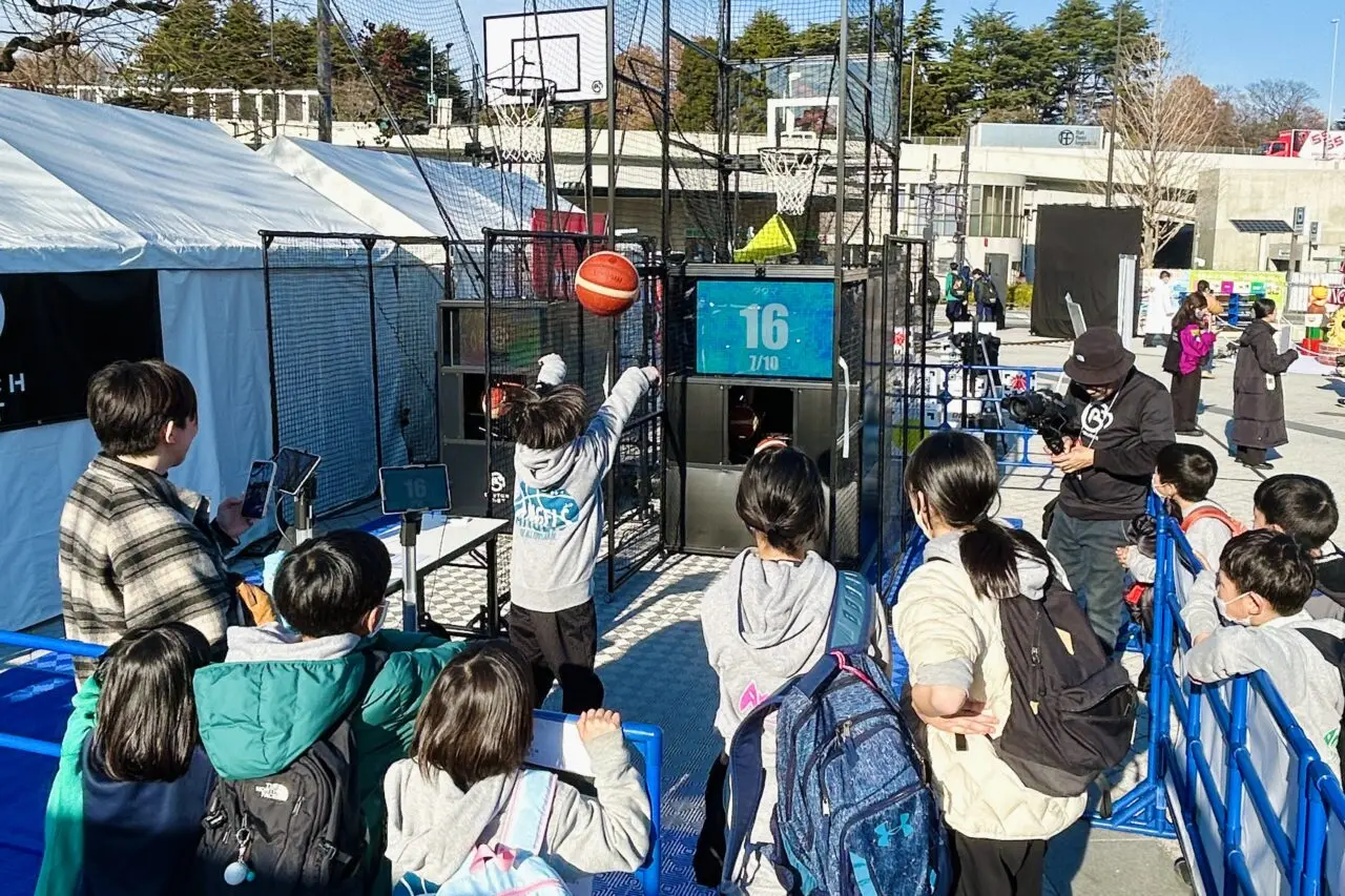 ららぽーと豊洲でシュートゲームイベント開催中