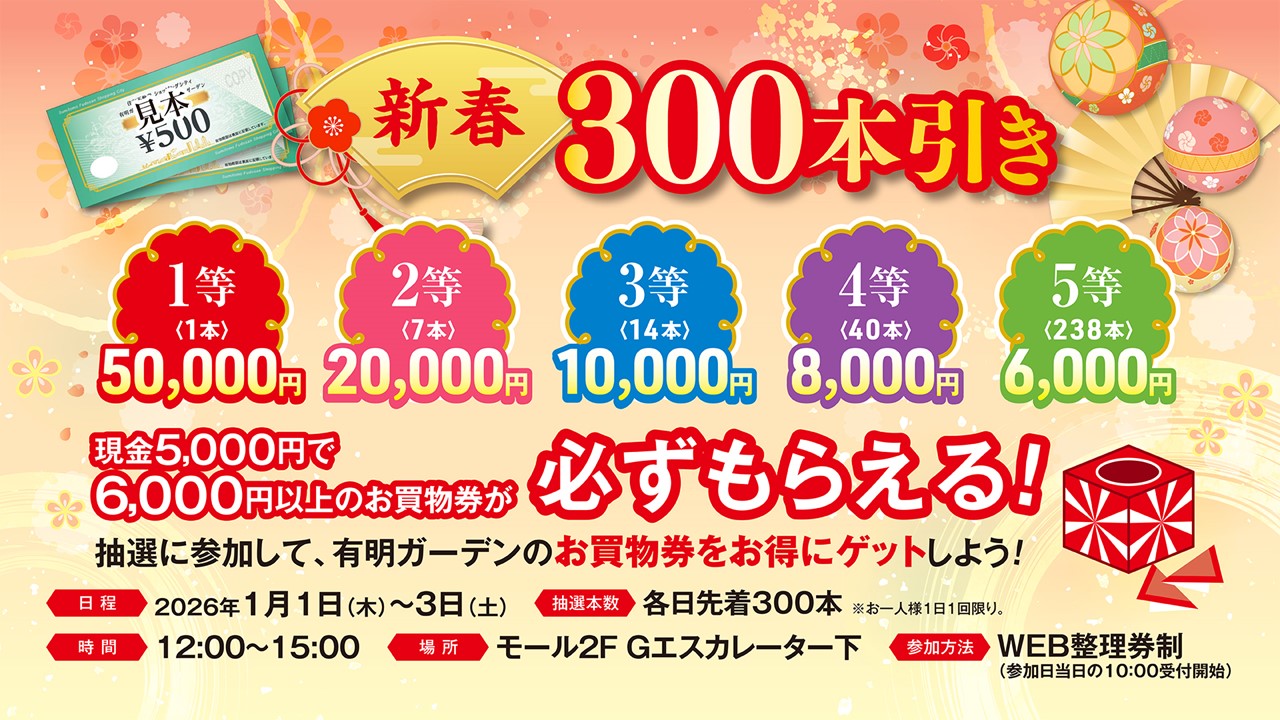 有明ガーデンの新春イベント