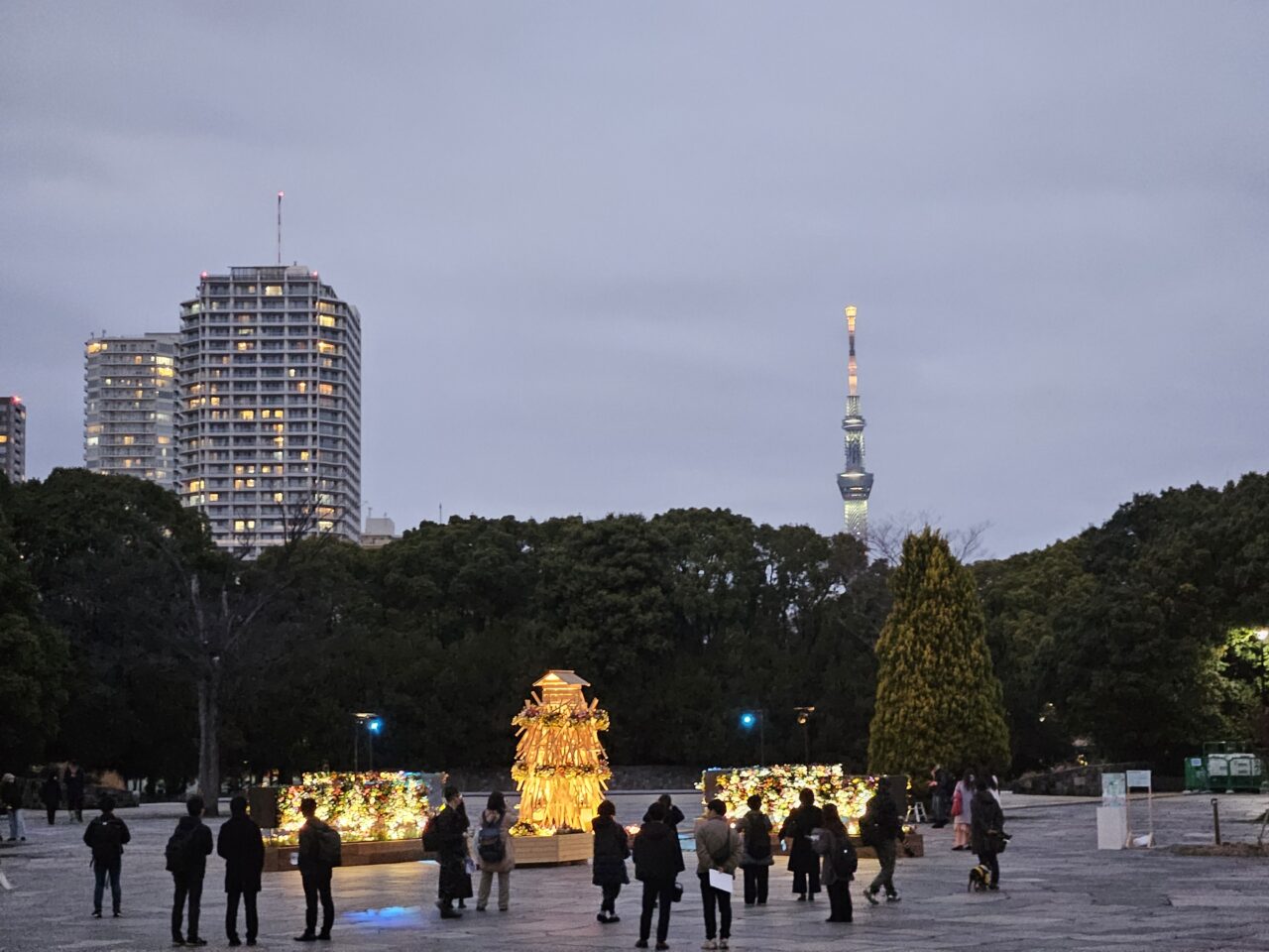 花と光のムーブメントが木場公園で開催