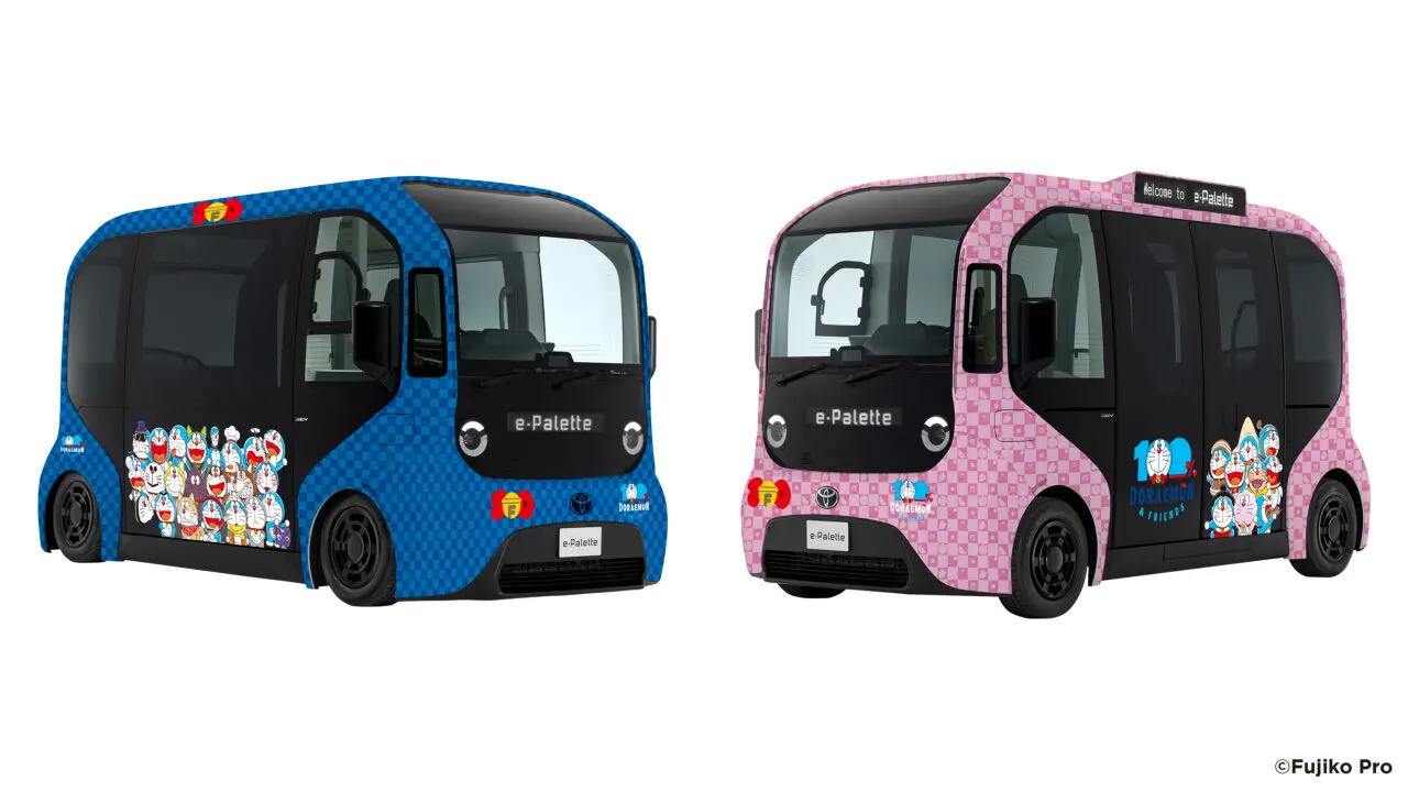 PALETTE RIDEが「100％ドラえもん＆フレンズ in 東京」に合わせて特別運行