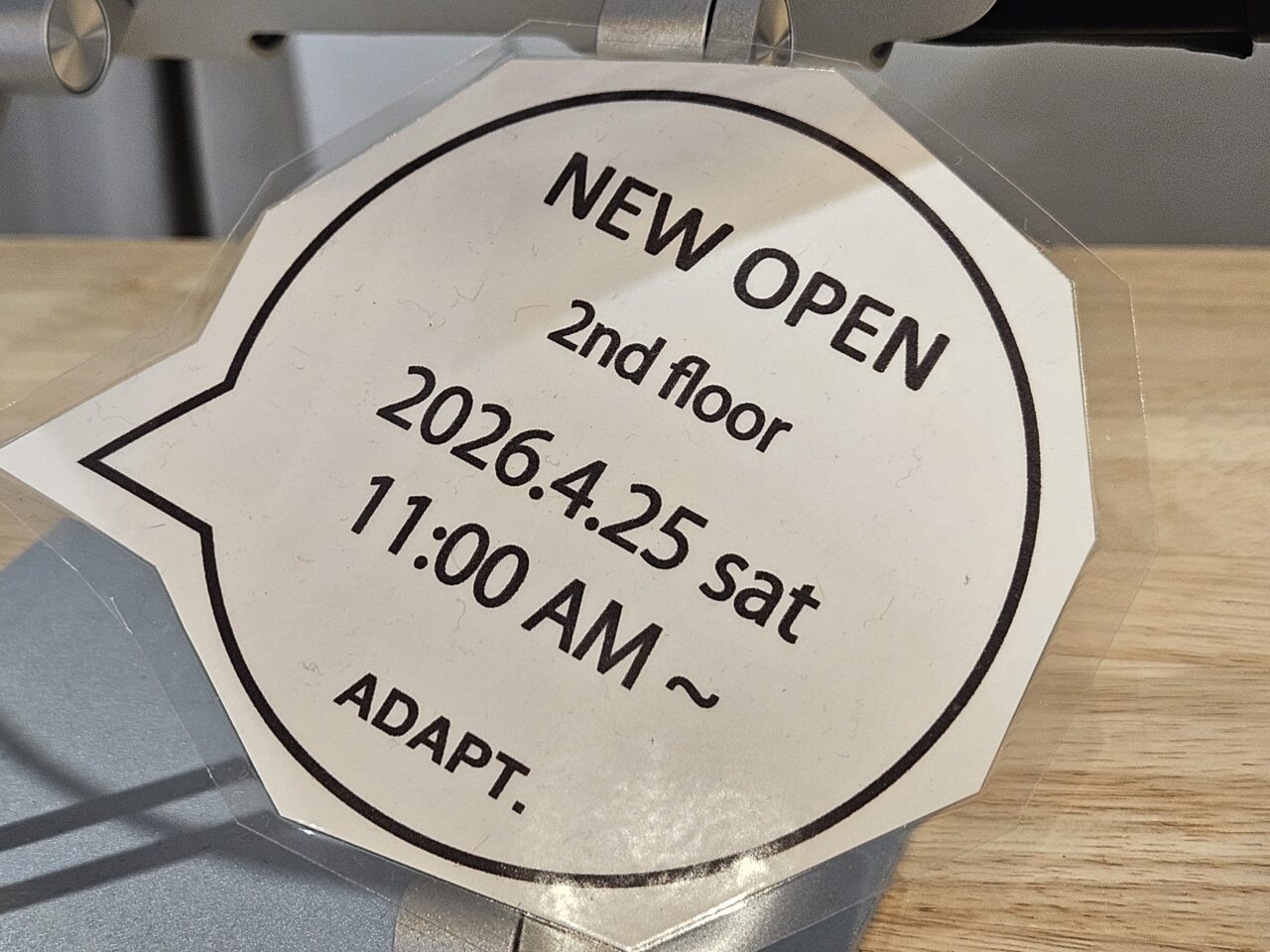 canna kiyosumiの2FにADAPTがオープン予定