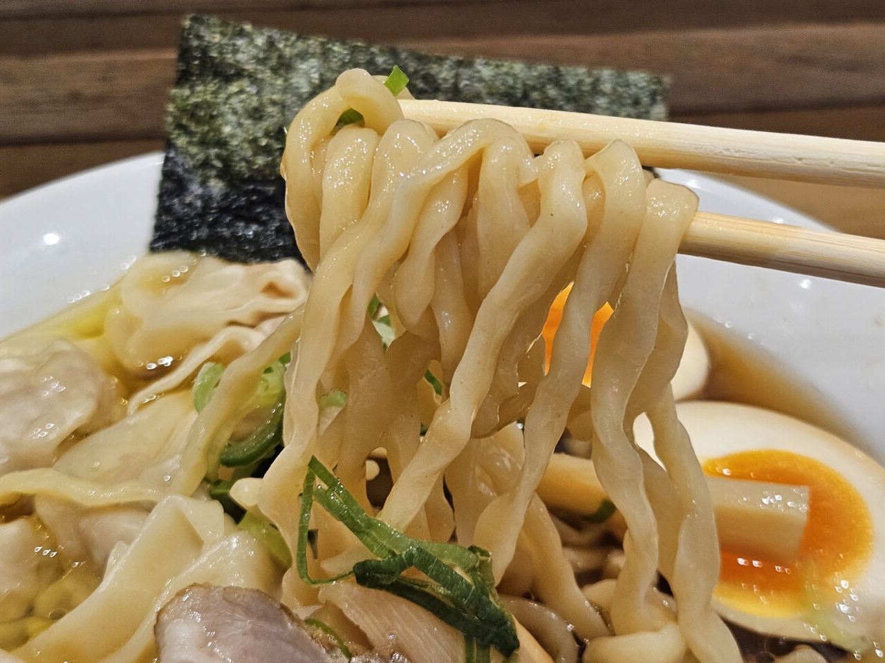 ららぽーと豊洲の「POPUPラーメン」第一弾「純麦わんたんめん」