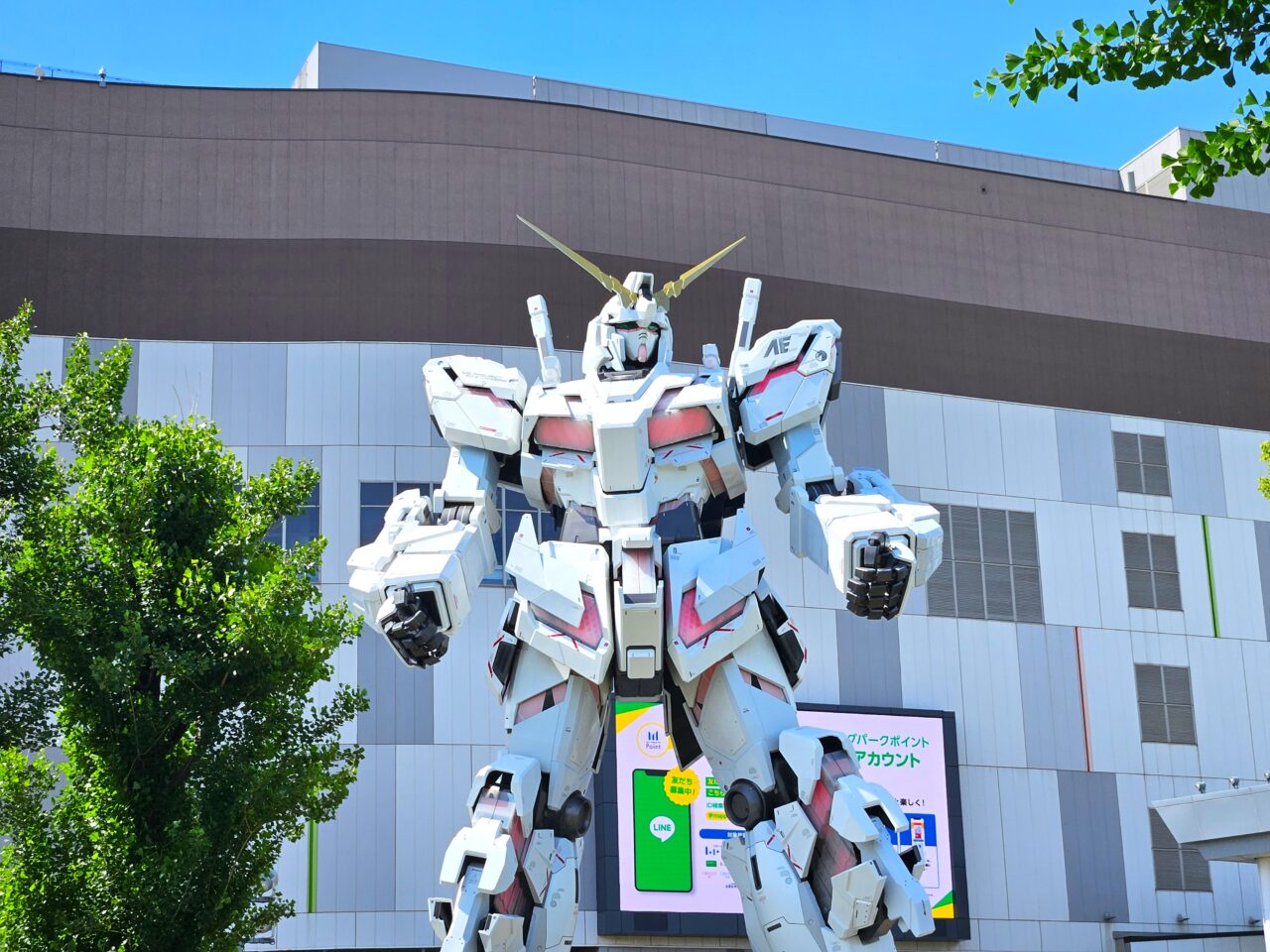 「実物大ユニコーンガンダム立像」が展示終了