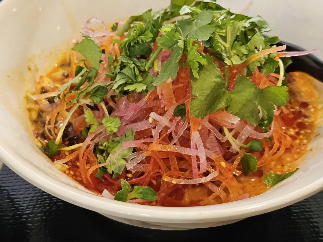 麻辣先生　木場店の「麻辣先生特製　夏限定・冷やし担々麺」