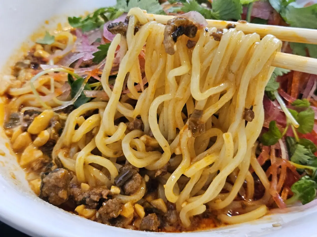 麻辣先生　木場店の「麻辣先生特製　夏限定・冷やし担々麺」