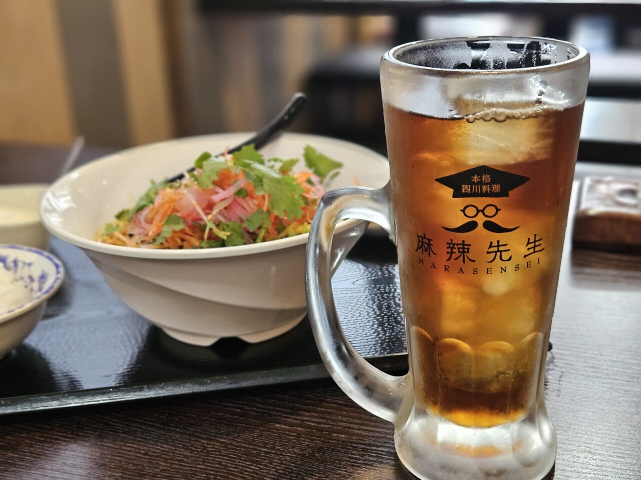 麻辣先生　木場店の「麻辣先生特製　夏限定・冷やし担々麺」