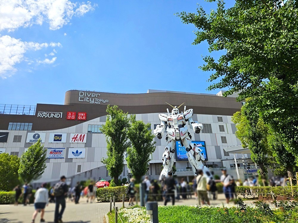「実物大ユニコーンガンダム立像」が展示終了