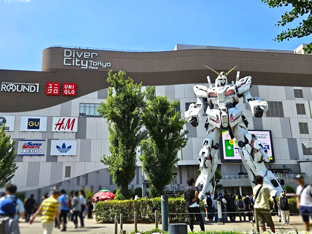 「実物大ユニコーンガンダム立像」が展示終了