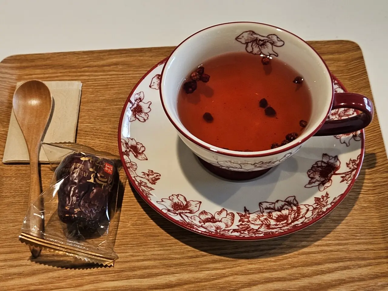 韓国伝統茶と韓国化粧品のハランでお茶タイム