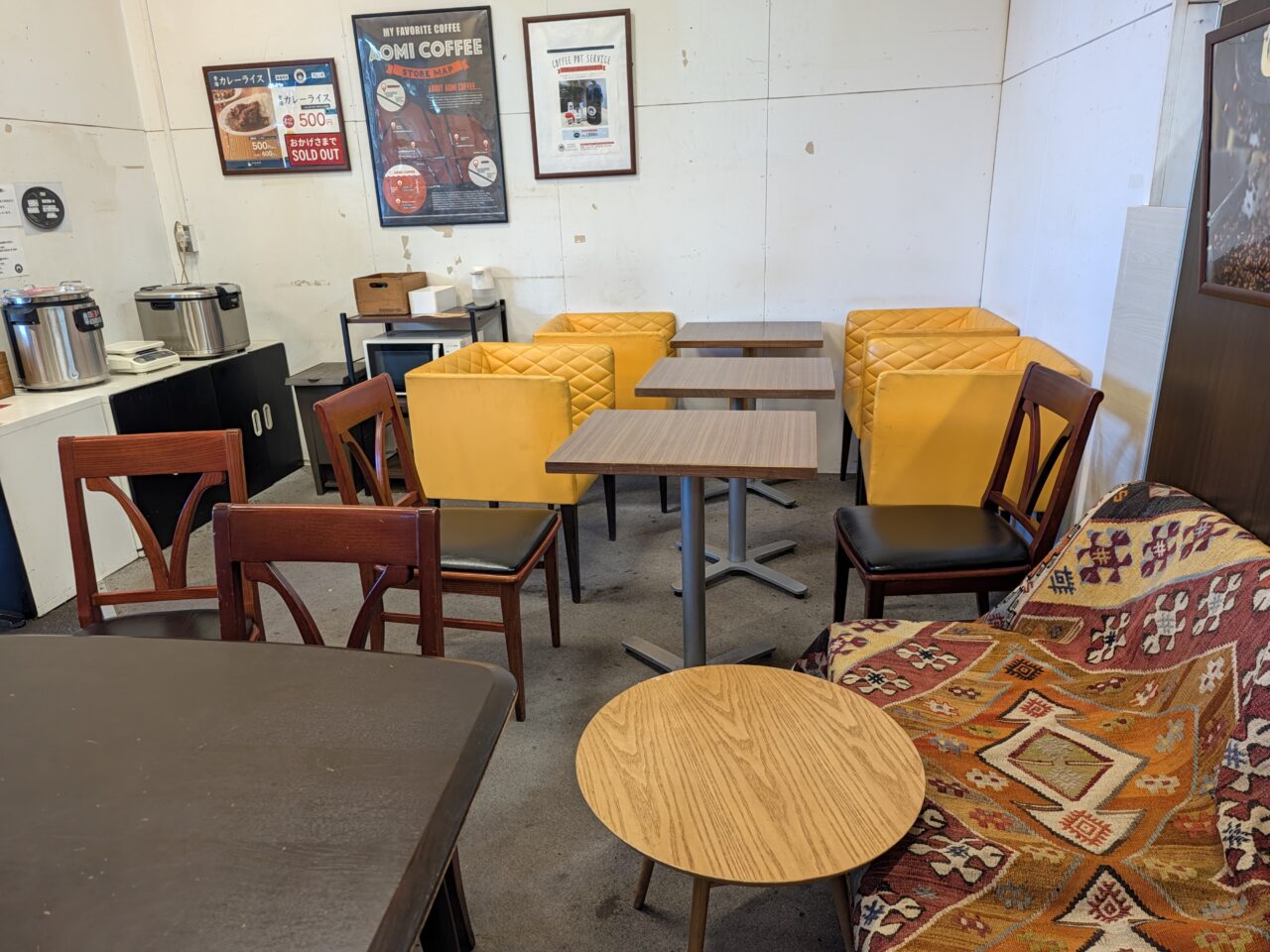 青海珈琲本店でカフェタイム